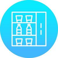 Vending Machine Creative Icon Design vector