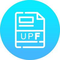 UPF Creative Icon Design vector