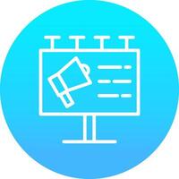 Ad Creative Icon Design vector