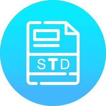 STD Creative Icon Design vector