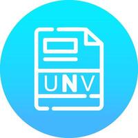 UNV Creative Icon Design vector