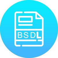 BSDL Creative Icon Design vector