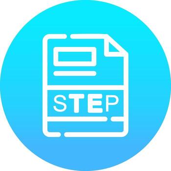 STEP Creative Icon Design vector
