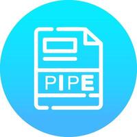 PIPE Creative Icon Design vector