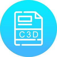 C3D Creative Icon Design vector