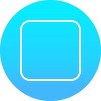 Line blue Gradient Circle Design vector