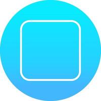 Line blue Gradient Circle Design vector