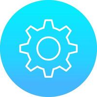 Cog Creative Icon Design vector