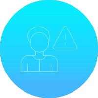 Cautious Creative Icon Design vector