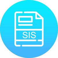 SIS Creative Icon Design vector