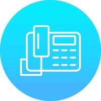 Telephone Creative Icon Design vector