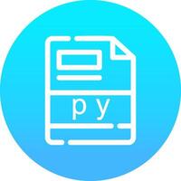 py Creative Icon Design vector