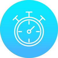 Stopwatch Creative Icon Design vector