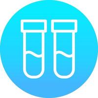 Test Tube Creative Icon Design vector