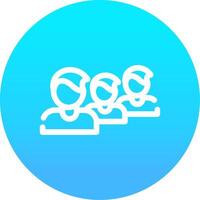 Queue Creative Icon Design vector