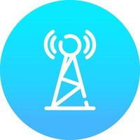 Radio Broadcast Creative Icon Design vector