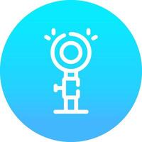Light Creative Icon Design vector