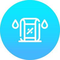 Humidity Sensor Creative Icon Design vector