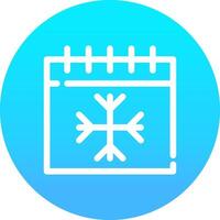 Winter Creative Icon Design vector