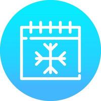 Winter Creative Icon Design vector