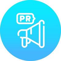 Public Relations Creative Icon Design vector