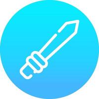 Sword Creative Icon Design vector