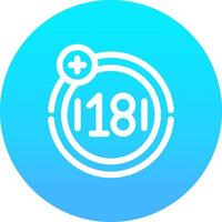 Age Limit Creative Icon Design vector