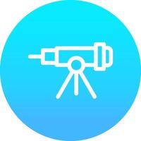 Telescope Creative Icon Design vector