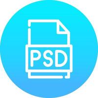 diseño de icono creativo de archivo psd vector