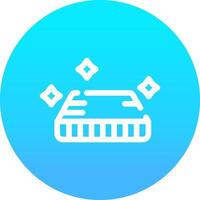 Mattress Cleaning Creative Icon Design vector