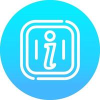 Information Creative Icon Design vector