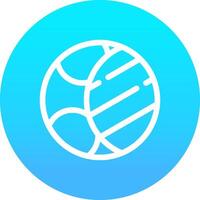 Waxing Moon Creative Icon Design vector