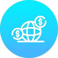 Offshore Banking Creative Icon Design vector