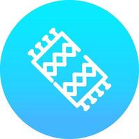 Line blue Gradient Circle Design vector