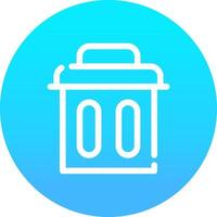 Delete Creative Icon Design vector