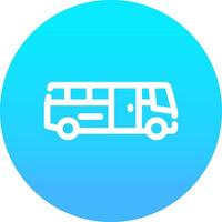 School Bus Creative Icon Design vector