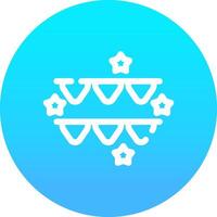 Line blue Gradient Circle Design vector