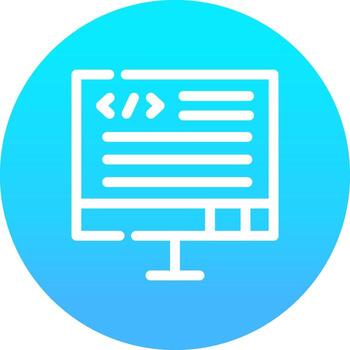 Code Creative Icon Design vector