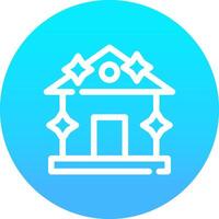 Clean House Creative Icon Design vector