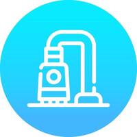 Vacuum Cleaner Creative Icon Design vector