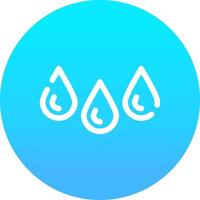 Drops Creative Icon Design vector