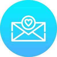 Love Letter Creative Icon Design vector