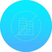 No Commute Creative Icon Design vector