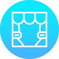 Stage Creative Icon Design vector