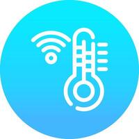 Thermostat Creative Icon Design vector
