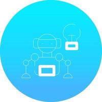 Robotics Creative Icon Design vector