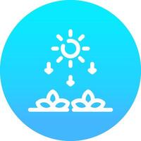 Photosynthesis Creative Icon Design vector