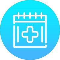 Medical Appointment Creative Icon Design vector