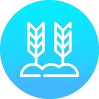 Wheat Creative Icon Design vector