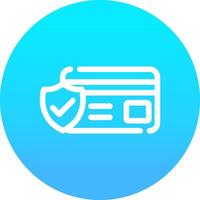 Payment Security Creative Icon Design vector